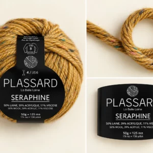 Laine Plassard Séraphine moutarde tweed